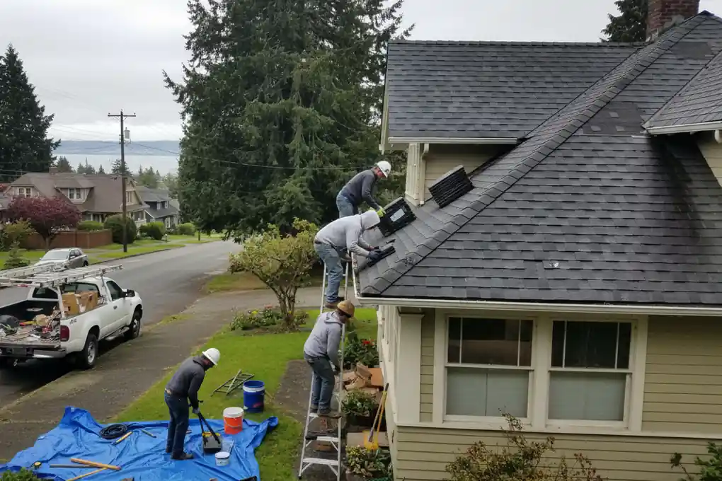 A pre-1930 home in Tacoma's North Slope Historic District with an intact original roofline