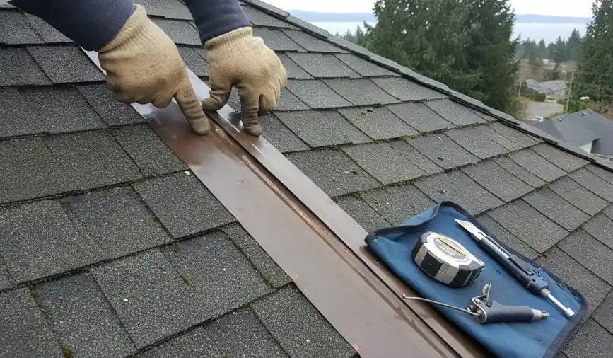 Roof Repair in progress on a property in Tacoma, WA